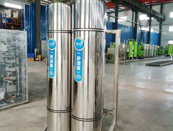 口罩廠0.5噸雙級反滲透純化水、純凈水設(shè)備